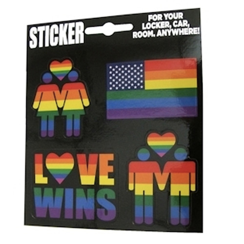 Click to get Gay Couple and Lesbian Couple Holding Hands Family Pride Car Window Sticker Set with Love Wins and Flag Gay  Lesbian Pride Vehicle Decals