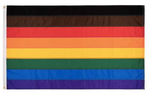 Click to get Black and Brown Representation Rainbow Flag  3x5  Progressive Philly Polyester Flag  LGBT  Lesbian  Gay Pride Parade