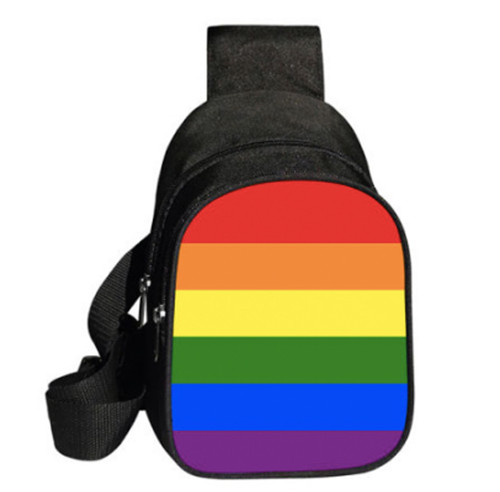 Click to get Messenger Chest  Shoulder Bag  Full Rainbow Pride Flag Canvas Tote Bag with zipper closure 10x65 inch  LGBT Gay and Lesbian Pride