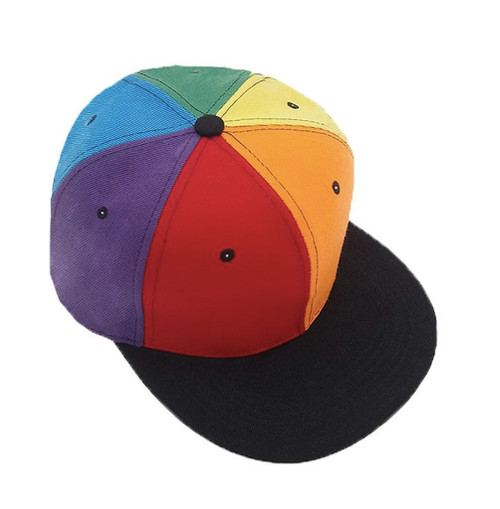 Click to get 6 Panel Full Rainbow Baseball Cap with Gay Rainbow Flag Colors  LGBTQ Gay and Lesbian Pride Hat Gay and Lesbian Pride Clothing  Apparel
