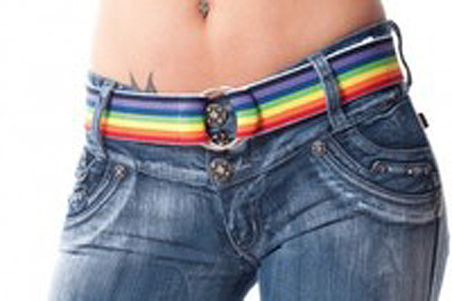 Click to get Gay Pride Flag  Sexy Rainbow Belt Trimable  Adjustable One Size Fits most up to 54  LGBTQ Gay  Lesbian Pride Clothing Apparel  Accessories