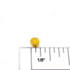 D063A-AU ~ Neodymium Disc magnet | 1/8" Dia | 1/16" Thick | Gold Plated | Grade N40 | NdFeB | Magnetized through thickness