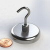 CUPC1500 neodymium magnet cup magnet with hook  neodymium cup magnet with threaded stud for industrial mounting and tooling applications  Amazing Magnets