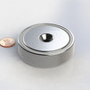 CUPT2500 neodymium magnet cup magnet with countersunk mounting hole  neodymium cup magnet with threaded stud for industrial mounting and tooling applications  Amazing Magnets
