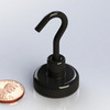 CUPC1000 PCBLACK neodymium magnet cup magnet with hook  neodymium cup magnet with threaded stud for industrial mounting and tooling applications  Amazing Magnets