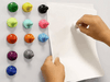 WBP250F-LIME ~ Large Neodymium Whiteboard Magnetic Pawn | 1-1/8" Dia |  1-1/2" Tall |  Grade N40 | NdFeB | Lime | Magnetized through the thickness WBP250F-LIME ~ Large Neodymium Whiteboard Magnetic Pawn | 1-1/8" Dia |  1-1/2" Tall |  Grade N40 | NdFeB | Lime | Magnetized through the thickness