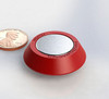 WB470J-RED ~ Large Neodymium Glassboard Button Magnet | 1.2" Dia | 0.46" Thick | Grade N40 | NdFeB | Red WB470J-RED ~ Large Neodymium Glassboard Button Magnet | 1.2" Dia | 0.46" Thick | Grade N40 | NdFeB | Red