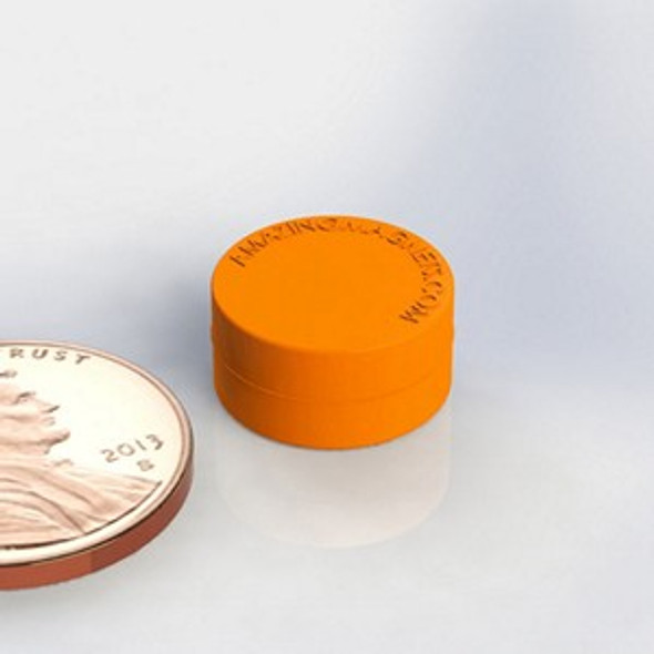 D250D ORANGE neodymium magnet whiteboard button magnet  large neodymium glassboard button magnet for architectural and office display systems  Amazing Magnets