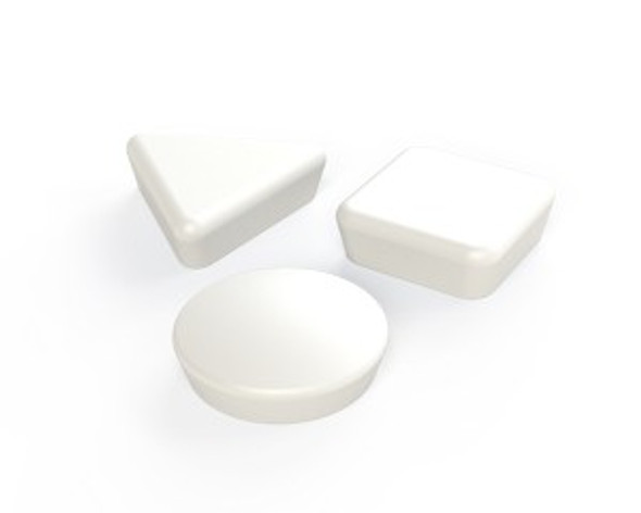 WBGEO WHITE ABX large neodymium magnet encased glassboard button magnets multi shape  large neodymium glassboard button magnet for architectural and office display systems  Amazing Magnets