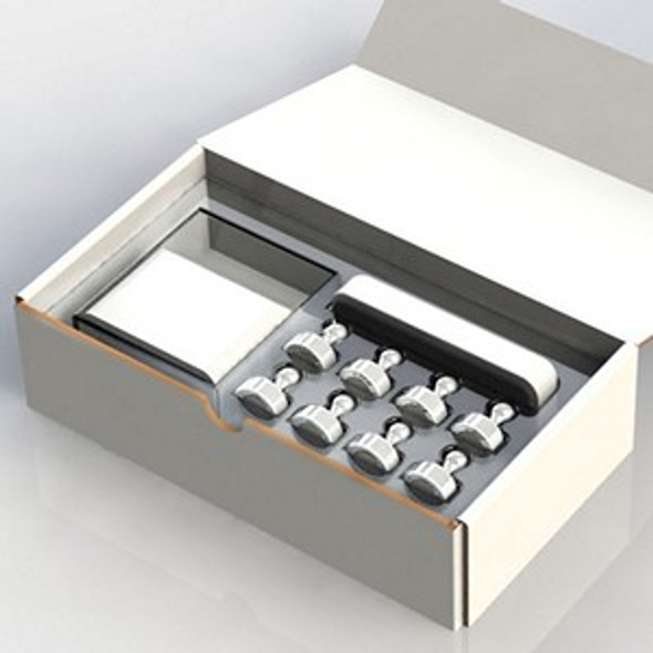 KIT WHITE ABX glasmag glassboard accessory kit marker holder eraser white magnets  magnetic glassboard eraser for office and conference room applications  Amazing Magnets