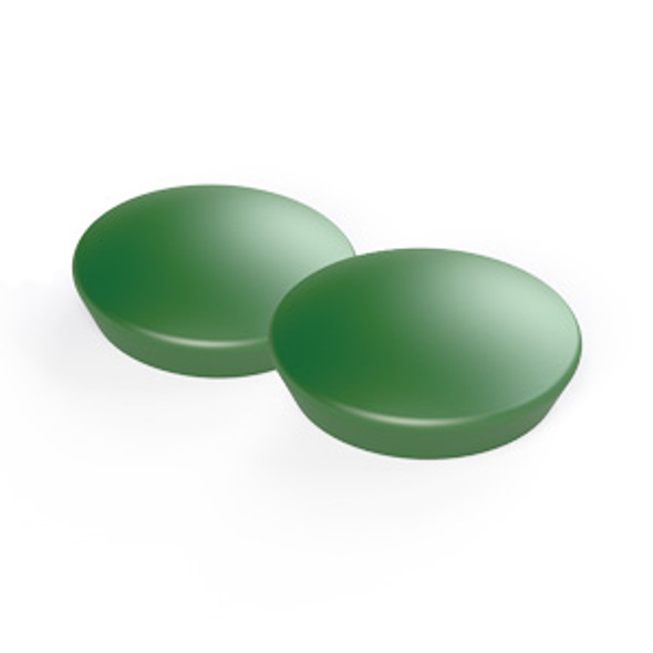 WB626P GREEN 2ABX jumbo neodymium magnet encased glassboard button magnets  large neodymium glassboard button magnet for architectural and office display systems  Amazing Magnets