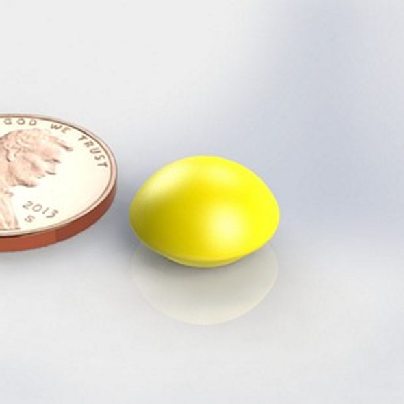 WB250D YELLOW small neodymium magnet whiteboard button magnet  large neodymium glassboard button magnet for architectural and office display systems  Amazing Magnets