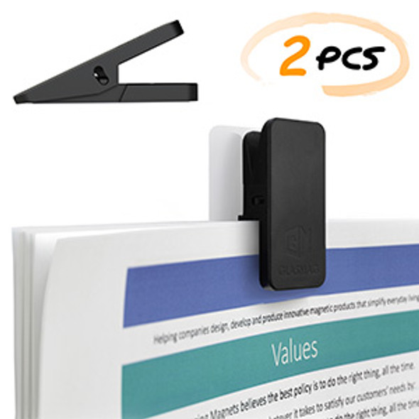 PC BLK 2ABX neodymium magnet magnetic paper clip 2pack  rare-earth neodymium magnet for industrial and engineering applications  Amazing Magnets