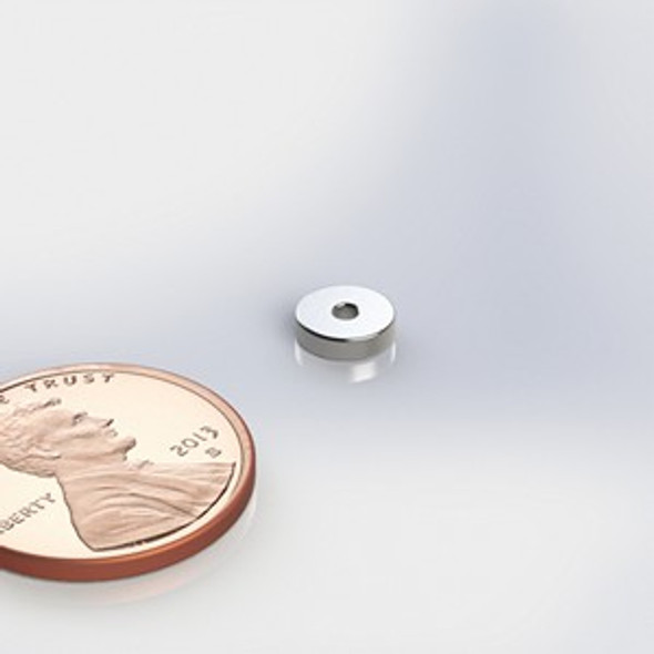 DH063B 063 N42 neodymium magnet disc magnet with hole  industrial neodymium disc magnet for motors, sensors, and automation equipment  Amazing Magnets