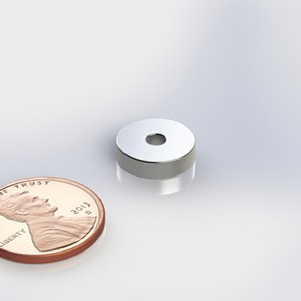 DH125DA N52 neodymium magnet disc magnet with hole  industrial neodymium disc magnet for motors, sensors, and automation equipment  Amazing Magnets