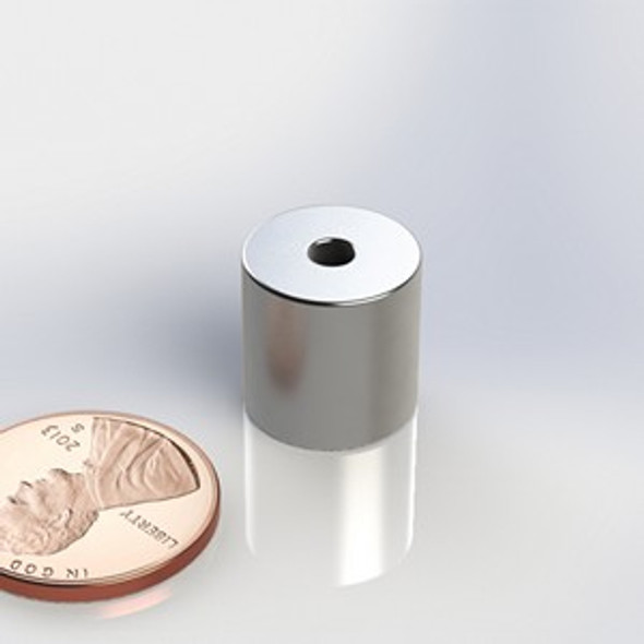 RH500DA N42 neodymium magnet rod magnet with hole  rare-earth neodymium magnet for industrial and engineering applications  Amazing Magnets