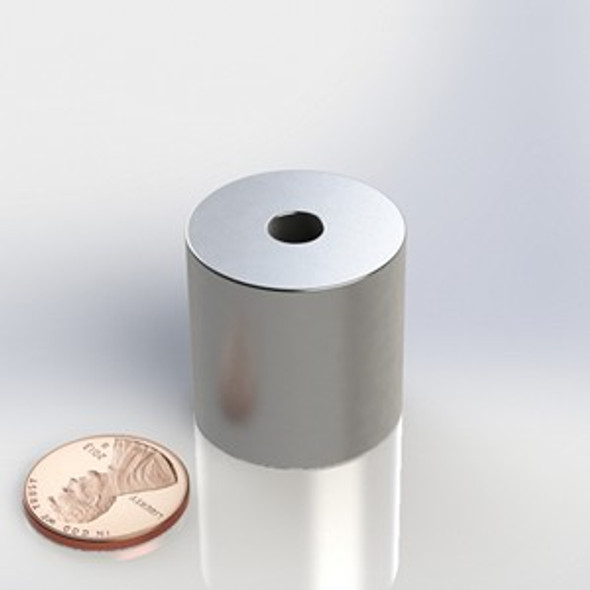 RH1000HB N42 DM neodymium magnet rod magnet with hole  rare-earth neodymium magnet for industrial and engineering applications  Amazing Magnets