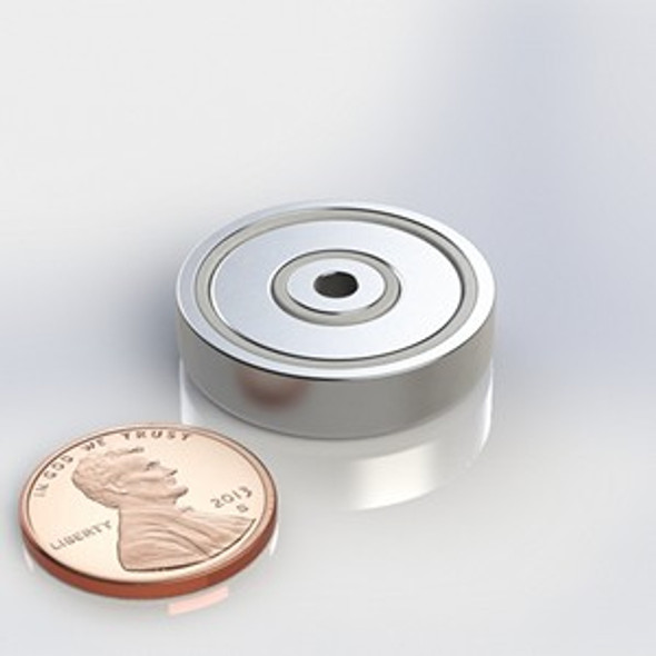 CUPI250H 832 N42 neodymium magnet cup magnet internal threads  neodymium cup magnet with threaded stud for industrial mounting and tooling applications  Amazing Magnets