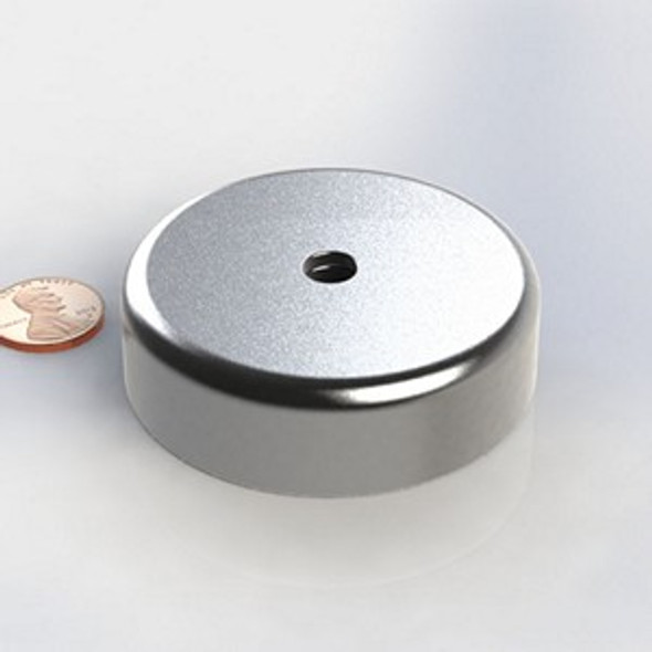 CUPI2500 neodymium magnet cup magnet internal threads  neodymium cup magnet with threaded stud for industrial mounting and tooling applications  Amazing Magnets