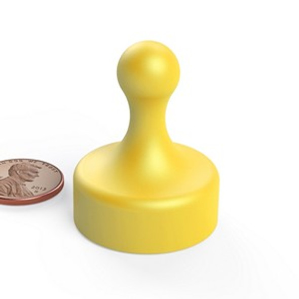 WBP250F YELLOW large pawn neodymium magnet glassboard magnet  rare-earth neodymium magnet for industrial and engineering applications  Amazing Magnets