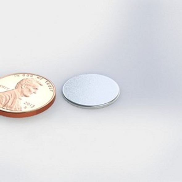 ZNSD032E zinc plated steel disc  industrial neodymium disc magnet for motors, sensors, and automation equipment  Amazing Magnets