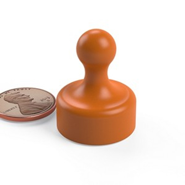 WBP250E ORANGE medium pawn neodymium magnet glassboard magnet  rare-earth neodymium magnet for industrial and engineering applications  Amazing Magnets