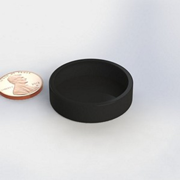 CUP1250BOOT black rubber boot for cup magnets  neodymium cup magnet with threaded stud for industrial mounting and tooling applications  Amazing Magnets