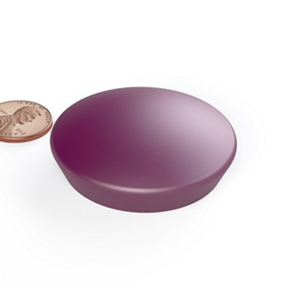 WB626P PURPLE jumbo neodymium magnet encased glassboard button magnet  large neodymium glassboard button magnet for architectural and office display systems  Amazing Magnets