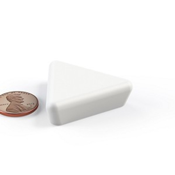 WBT250F WHITE large neodymium magnet encased glassboard triangle magnet  rare-earth neodymium magnet for industrial and engineering applications  Amazing Magnets