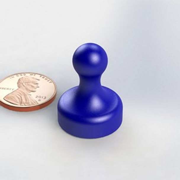 WB BLUE pawn shape neodymium magnet whiteboard magnet  rare-earth neodymium magnet for industrial and engineering applications  Amazing Magnets