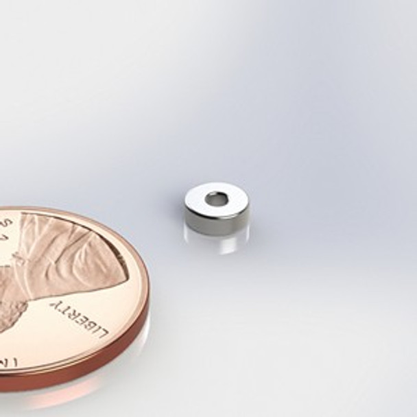 DH063A2 063 N42 neodymium magnet disc magnet with hole  industrial neodymium disc magnet for motors, sensors, and automation equipment  Amazing Magnets