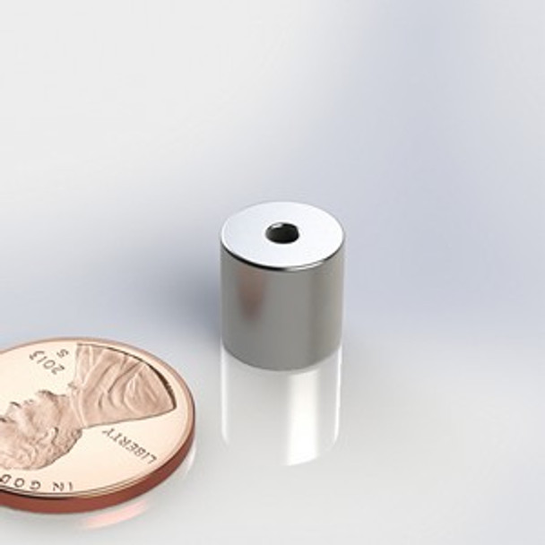 RH375C 094 N42 DM neodymium magnet rod magnet with hole  rare-earth neodymium magnet for industrial and engineering applications  Amazing Magnets