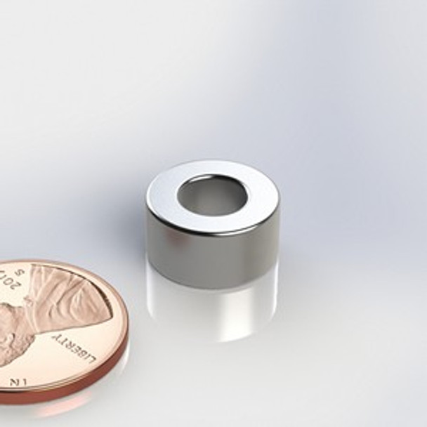 H125DB N42 neodymium magnet ring magnet  precision neodymium ring magnet for medical devices, sensors, and aerospace assemblies  Amazing Magnets