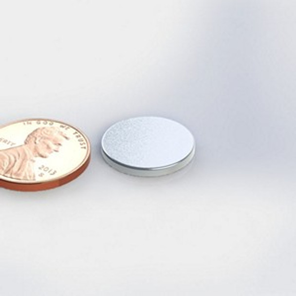 ZNSD063E zinc plated steel disc  industrial neodymium disc magnet for motors, sensors, and automation equipment  Amazing Magnets