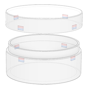 Second round box magnet illustration