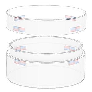 Second magnet for twist release latch