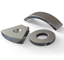 Illustration for magnet material and geometry optimization