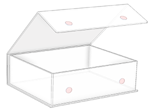 Second magnet illustration for magnet to magnet closure