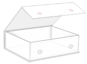Steel target illustration for magnet to steel target closure