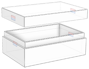 Second rectangular magnet for conventional magnetic latch