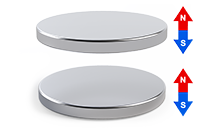 First magnet illustration for book-style magnet closure