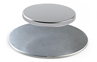 magnet to steel target