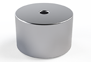 Cylinder magnet with a small thru-hole