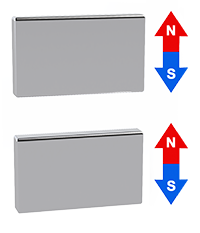 First round box magnet illustration