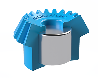 Magnet integration &ndash; retention methods, plastic overmolding, and post-mold magnetization