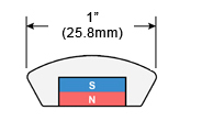 1" Button Magnet