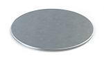 Steel target disc used in packaging closure
