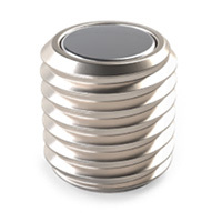 Steel cup housing for magnet