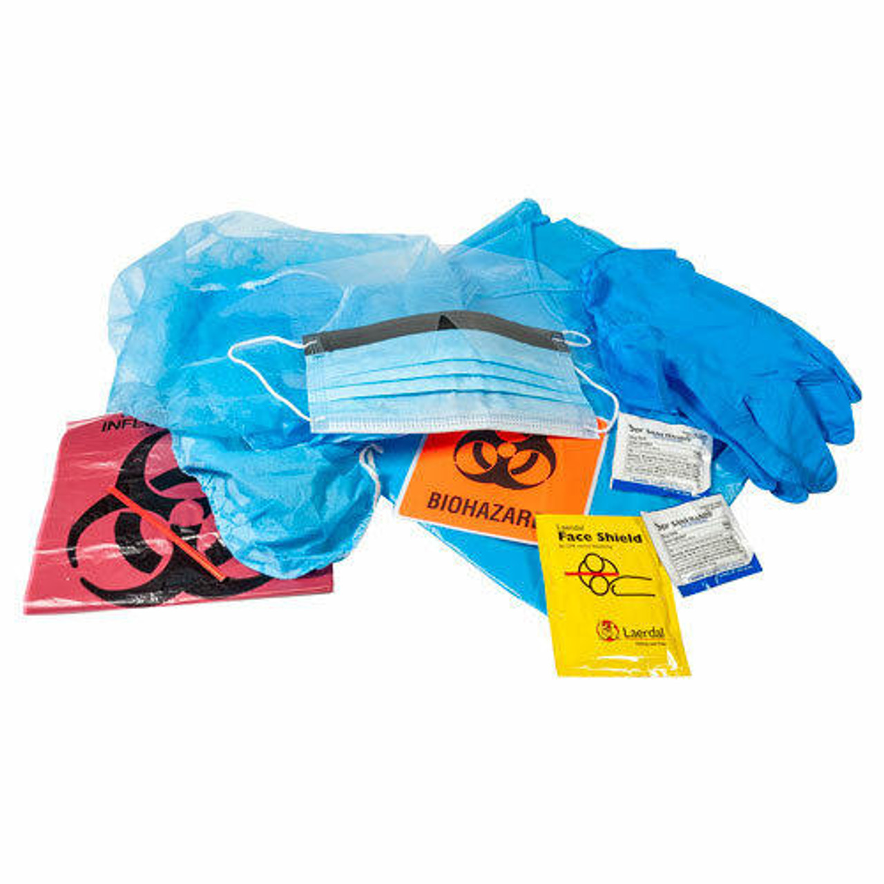 Hart Health CPR Pack 7780 - Infection Control Kit - Adult Mask - (424CPR) -  Includes Micro Shield