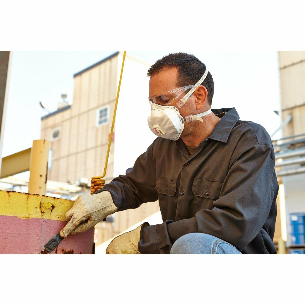3M Disposable Particulate Respirator 8293 P100 – Cool Flow Exhalation Valve, Adjustable Straps, Foam Face Seal, Individually Packaged (NIOSH Approved)